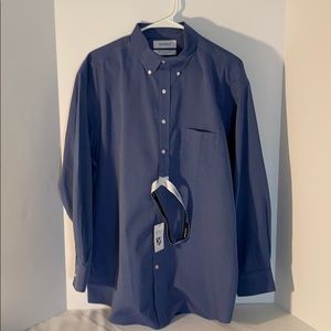 NWT Cremieux Button Down Shirt S: 16 1/2 x 33